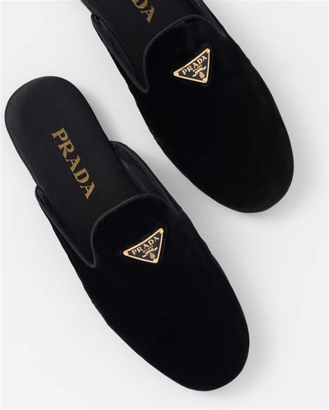 prada 10mm crystal mule slippers|prada leather slippers sale.